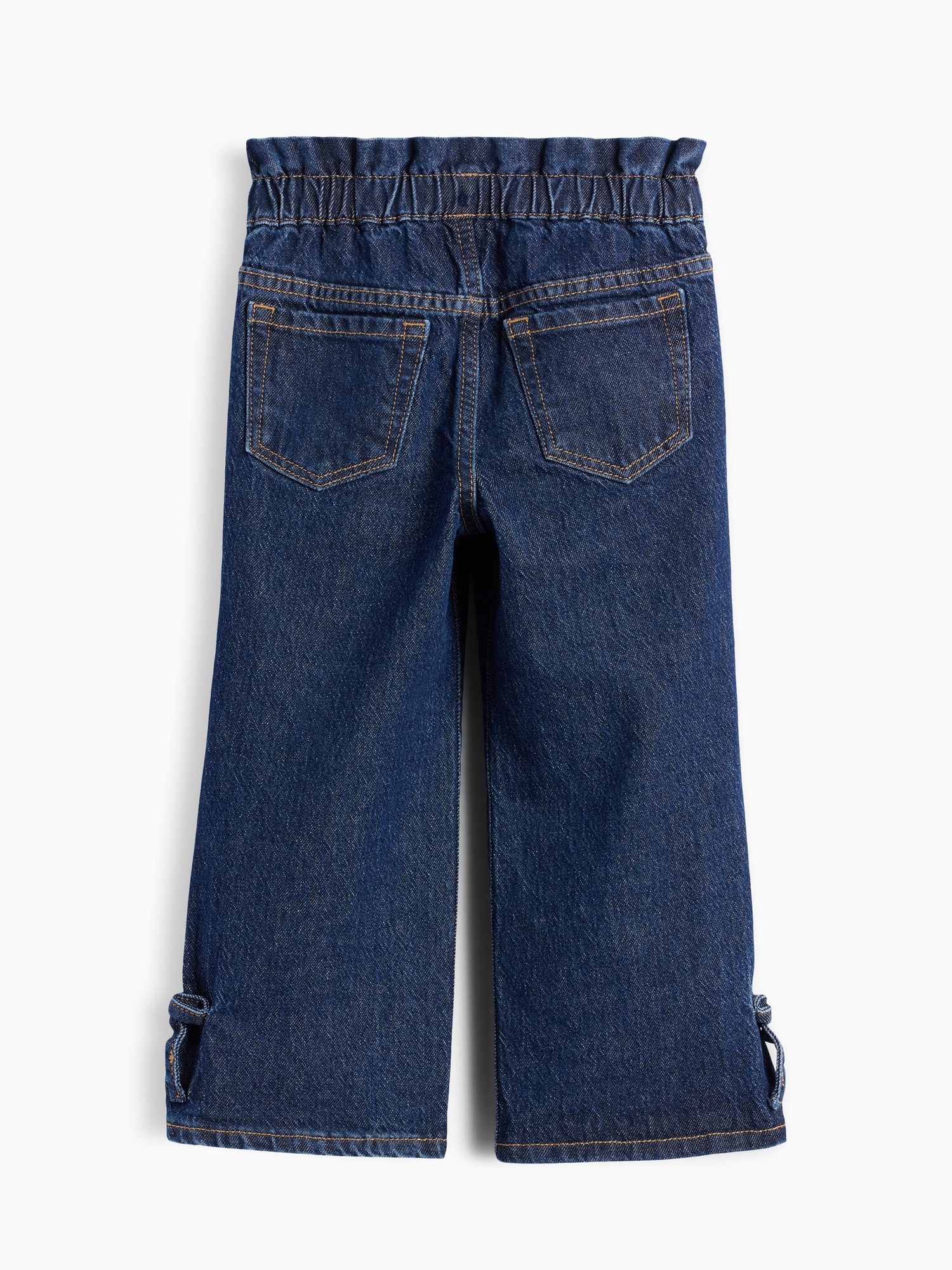 Baby & Toddler Bow Split-Hem Stride Jeans
