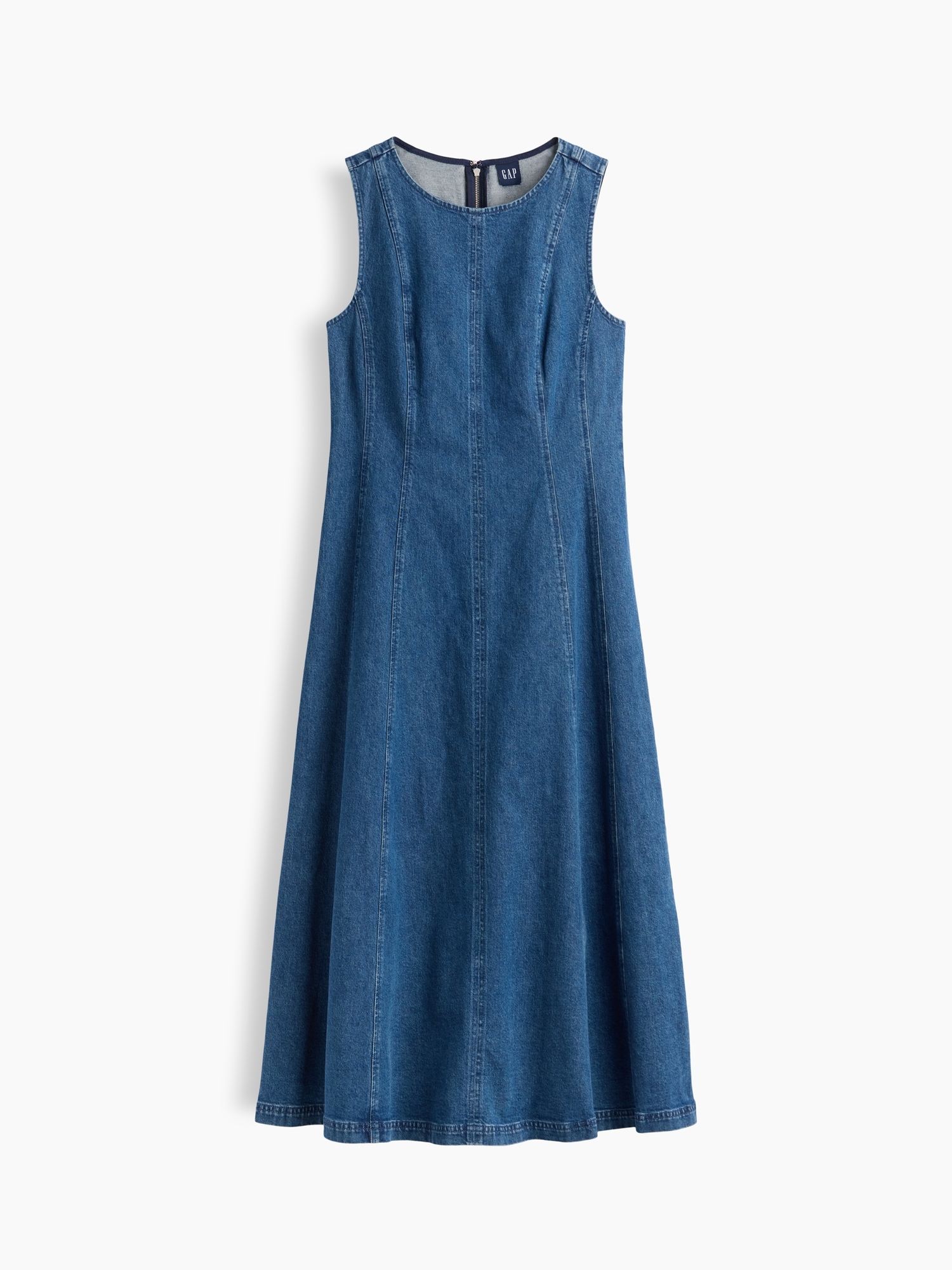 Женские платья Gap Seamed Denim Maxi Dress — фото 3