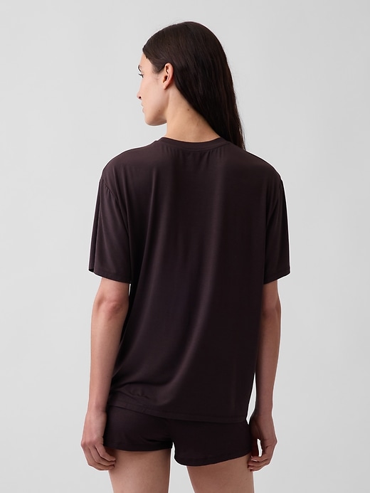 Image number 2 showing, Softest Modal Oversized PJ T-Shirt