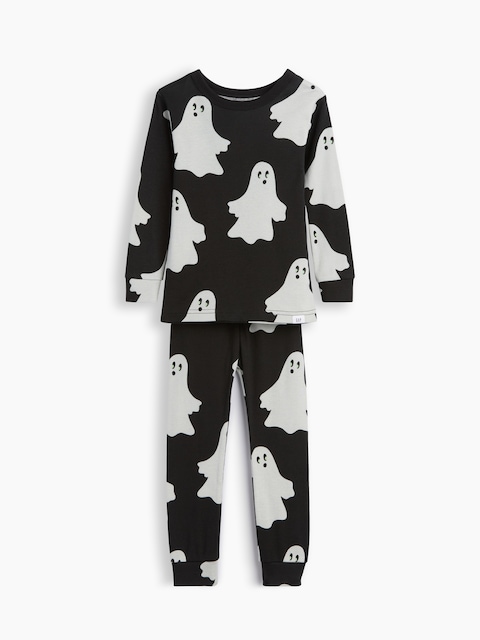 Baby & Toddler Organic Brushed Cotton Ghost PJ Set