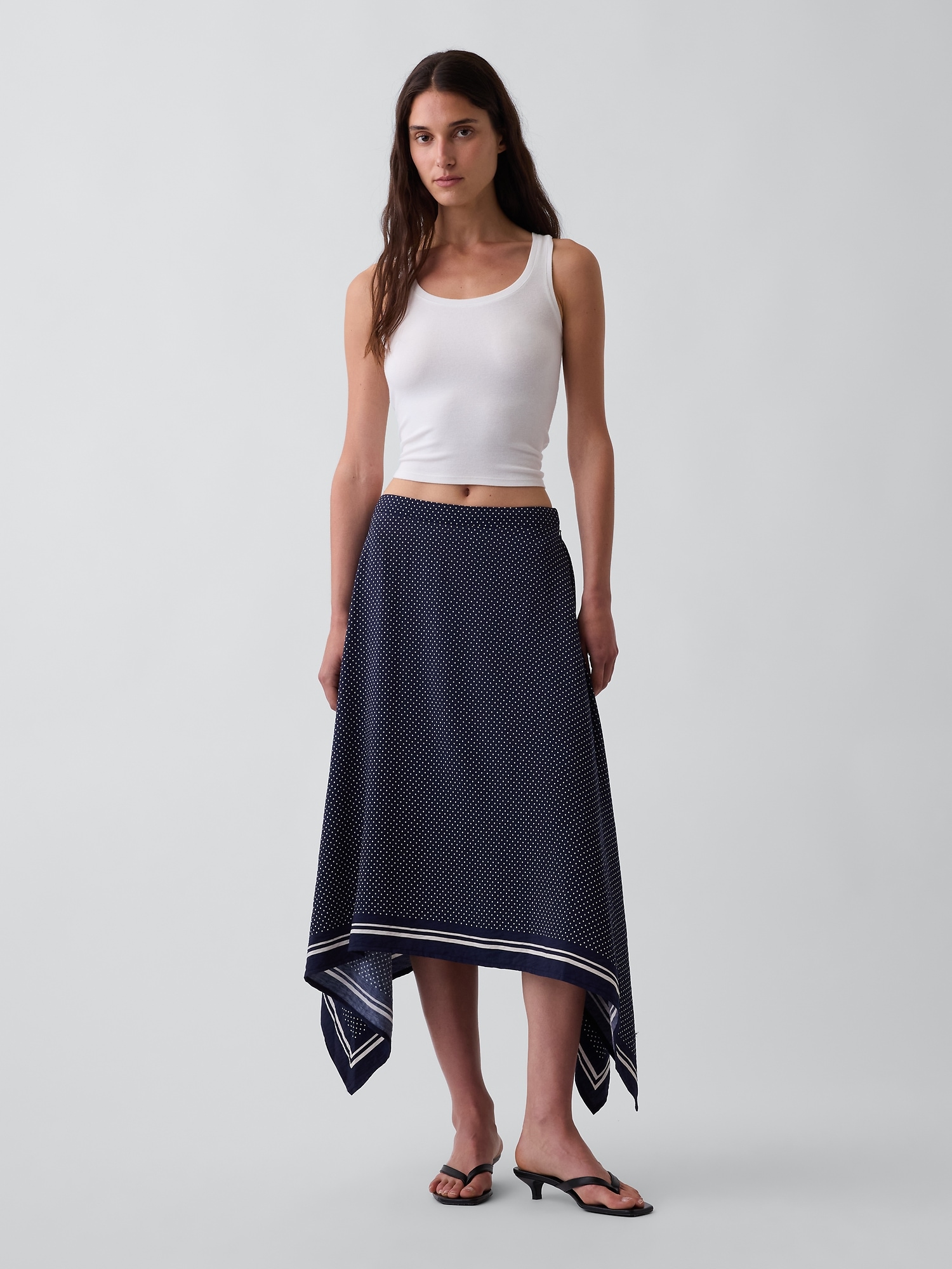 Handkerchief Maxi Skirt
