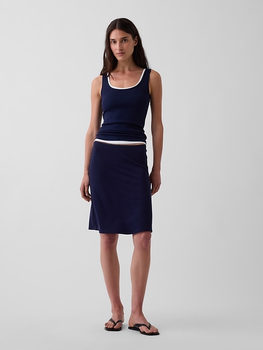 Image number 1 showing, Easy Knee-Length Skirt