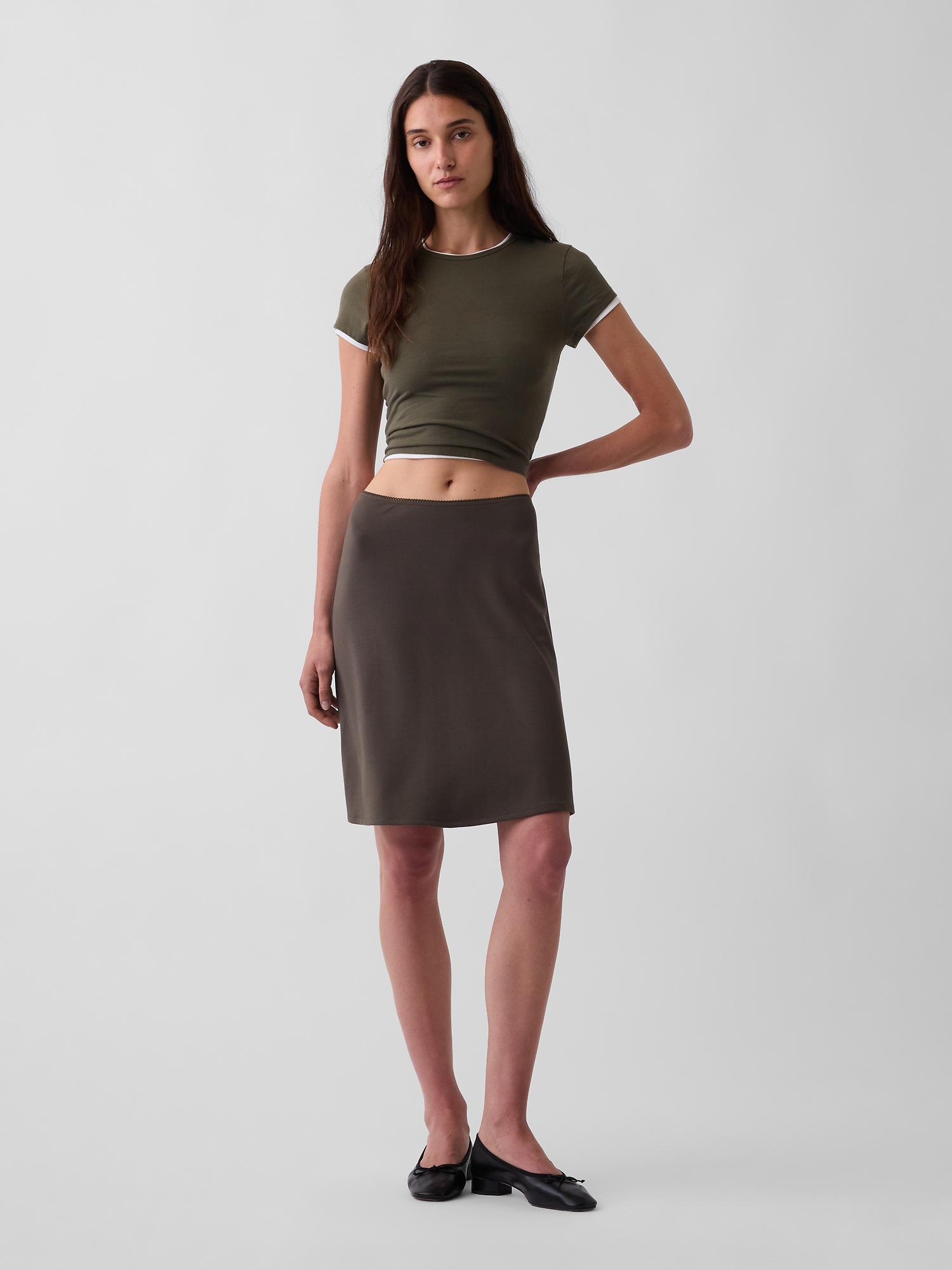 Gap Easy Knee-Length Skirt