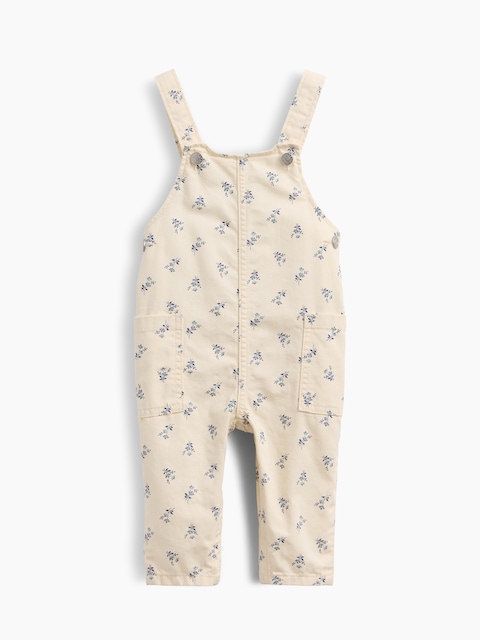 Baby Floral Print Overalls