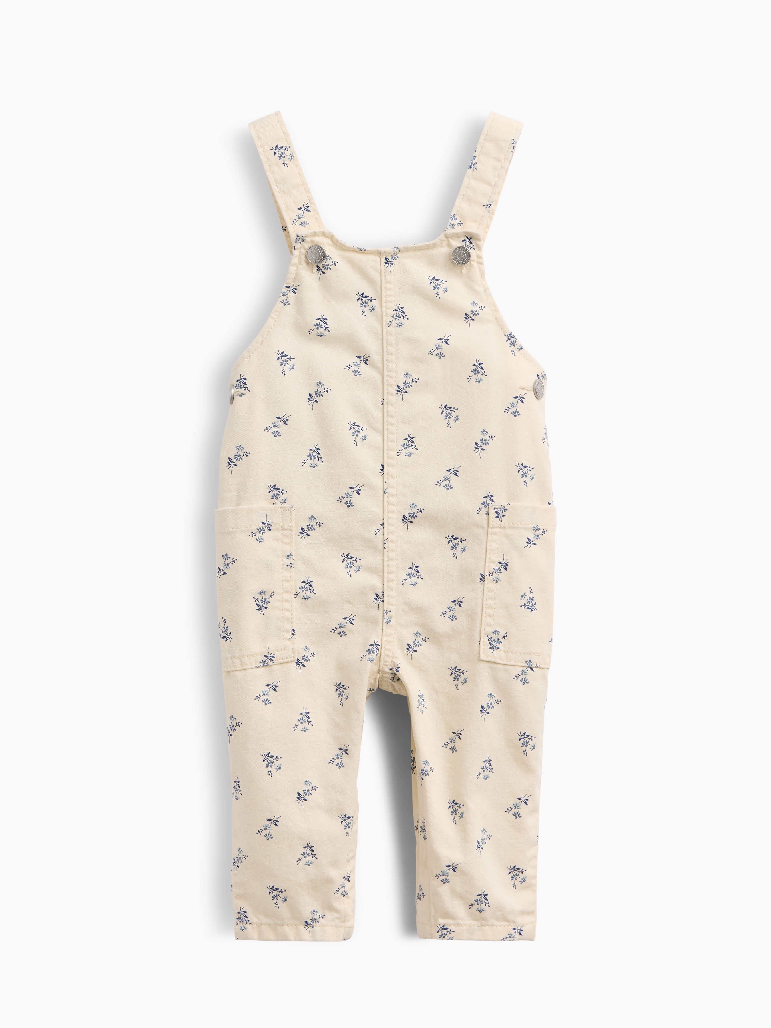Baby Floral Print Overalls