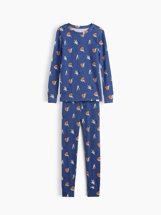 Image number 1 showing, Kids Organic Brushed Cotton PJ Set