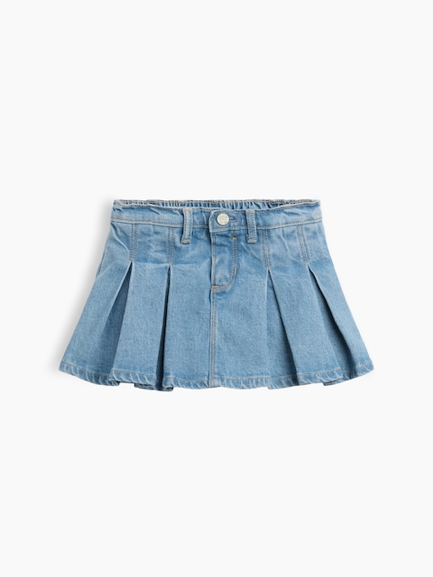 Baby & Toddler Denim Pleated Skort
