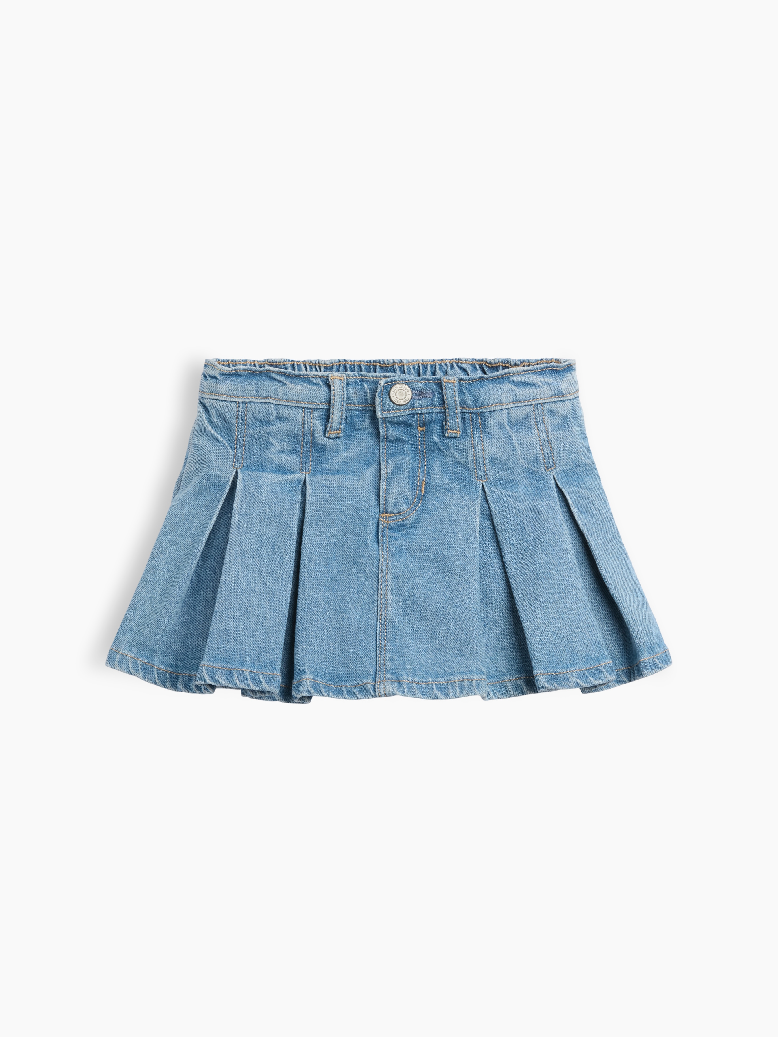 Baby & Toddler Denim Pleated Skort