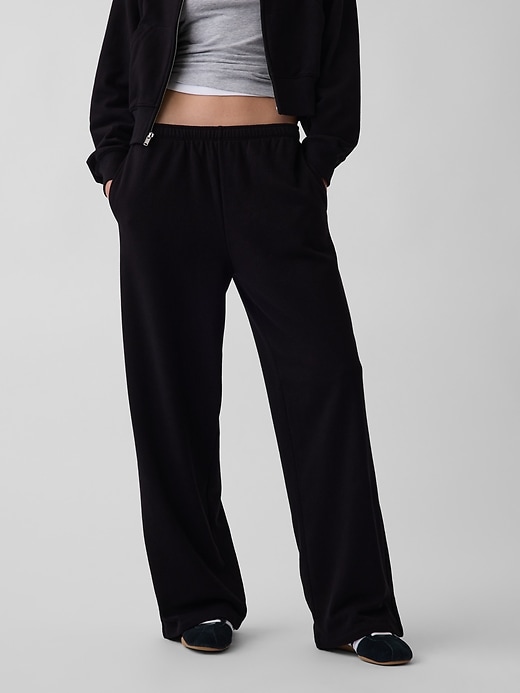 Image number 2 showing, Mid Rise VintageSoft Terry Loose Sweatpants