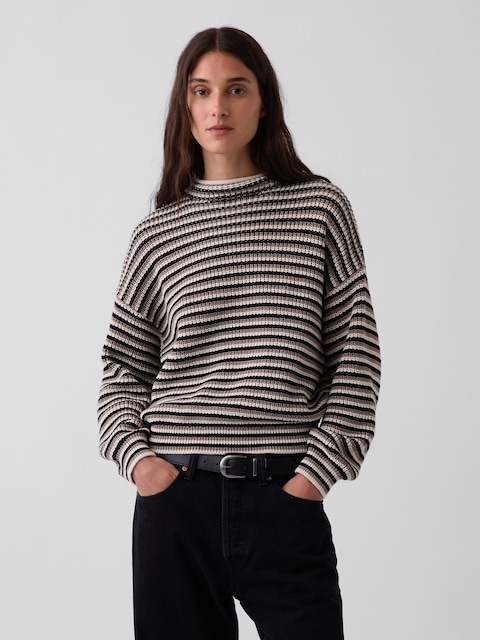 100% Cotton Oversized Rollneck Sweater