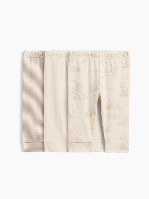 Image number 1 showing, Baby First Favorites Organic Cotton Pull-On Pants (3-Pack)
