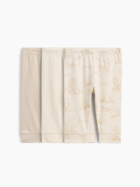 Baby First Favorites Organic Cotton Pull-On Pants (3-Pack)