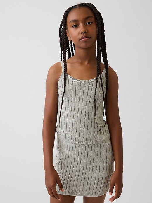Image number 1 showing, Kids Cable-Knit Sweater Cami