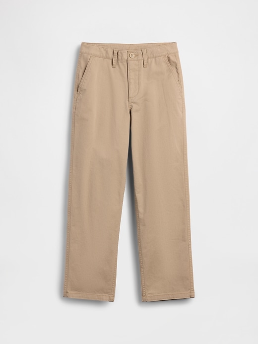 Image number 2 showing, Kids Modern Uniform Loose Khakis