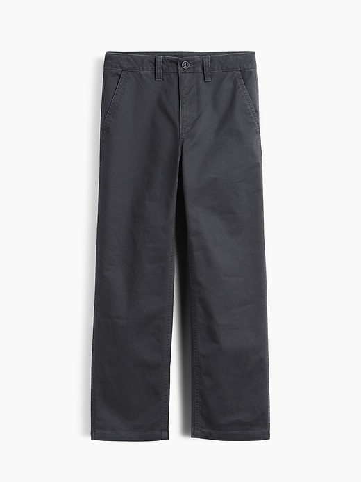 Image number 2 showing, Kids Modern Uniform Relaxed Straight Khakis