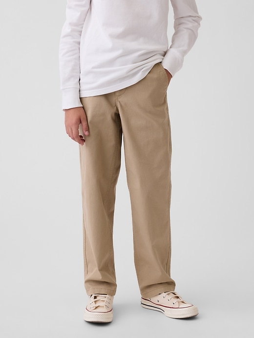 Image number 3 showing, Kids Modern Uniform Loose Khakis