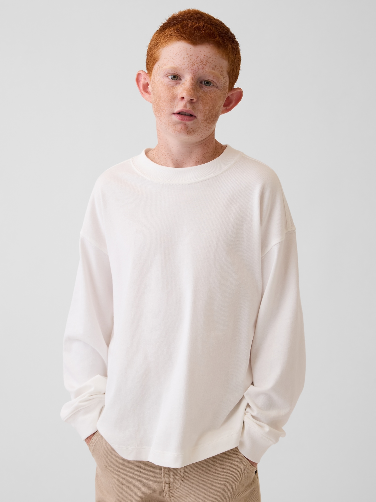 BACK TO BOYS ロングTシャツ Back to School Boys Long Sleeve T Shirts | Gap