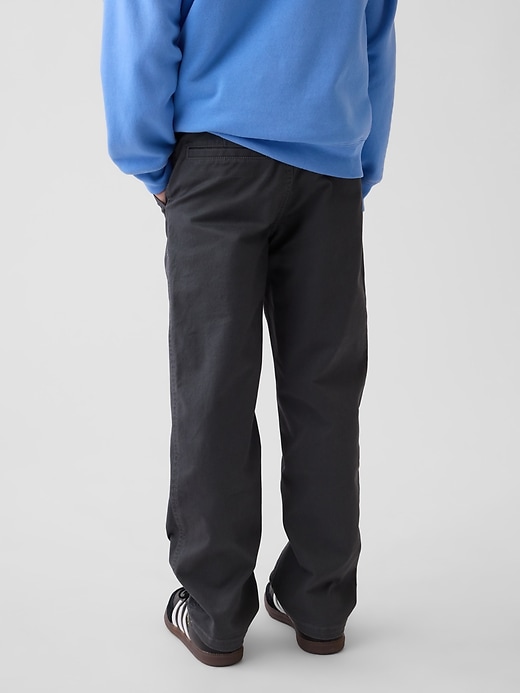 Image number 4 showing, Kids Modern Uniform Relaxed Straight Khakis