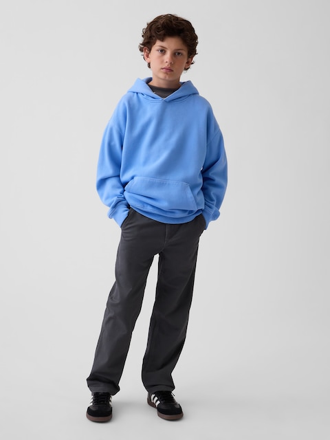 Kids Uniform Stretch Relaxed Straight Khakis
