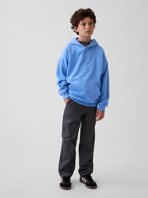Image number 6 showing, Kids Modern Uniform Relaxed Straight Khakis
