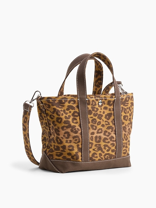 Image number 2 showing, Kids Canvas Gap Logo Mini Tote Bag