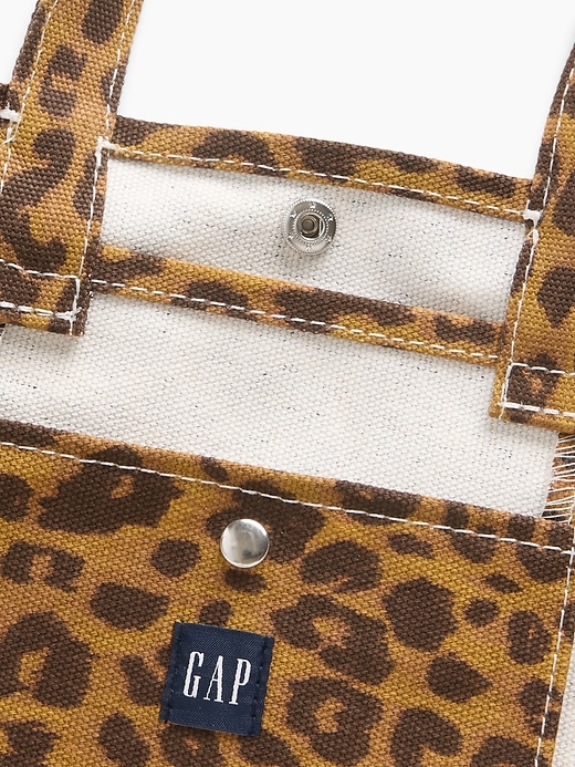 Image number 3 showing, Kids Canvas Gap Logo Mini Tote Bag