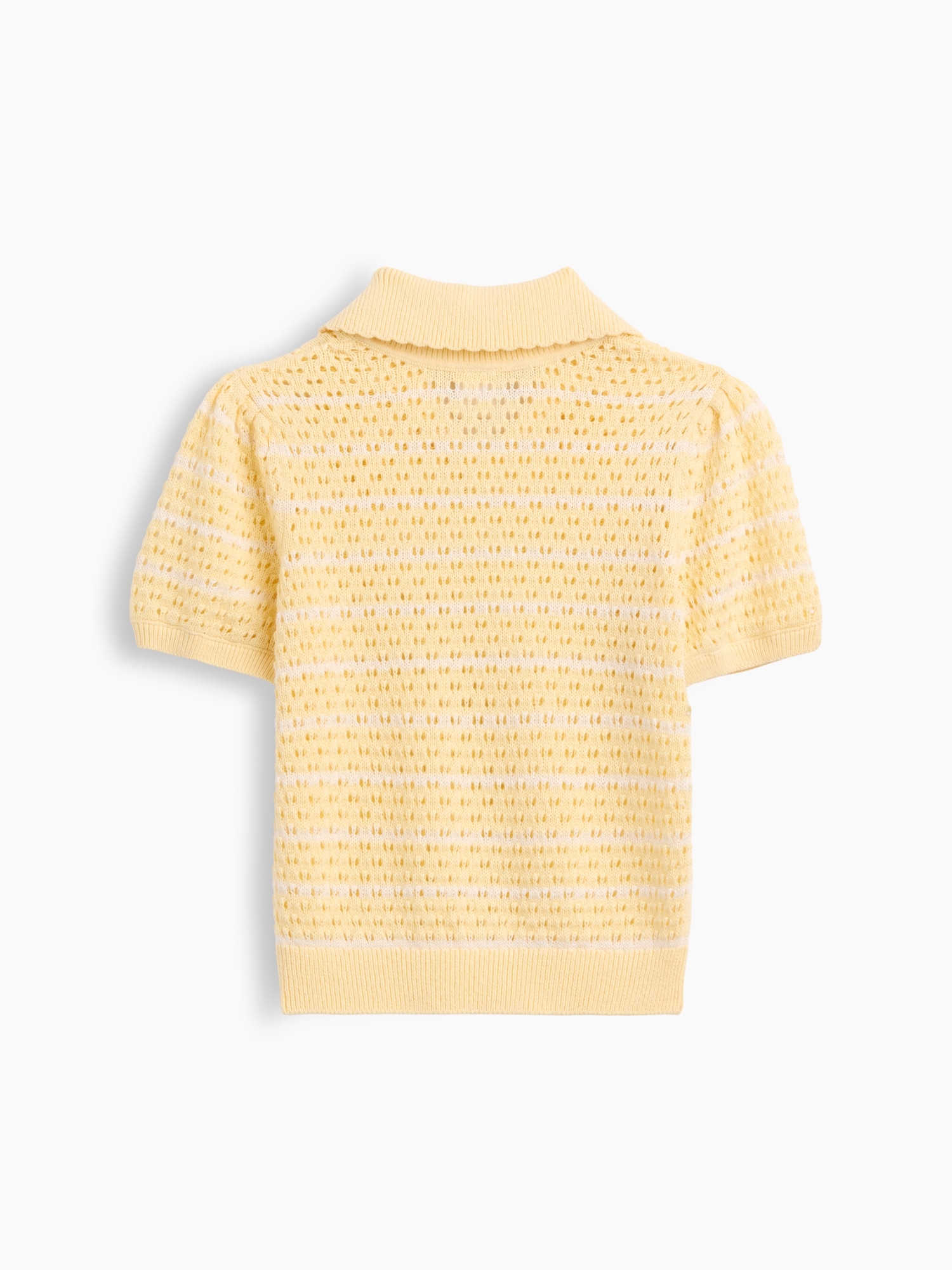 Baby & Toddler Bow Collar Pointelle Sweater