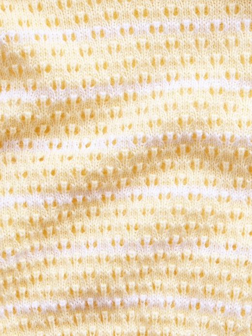 Image number 3 showing, Baby & Toddler Bow Collar Pointelle Sweater