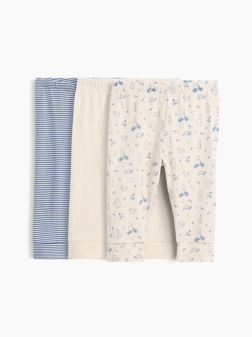 Image number 1 showing, Baby First Favorites Organic Cotton Pull-On Pants (3-Pack)