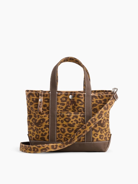 Canvas Logo Mini Tote Bag