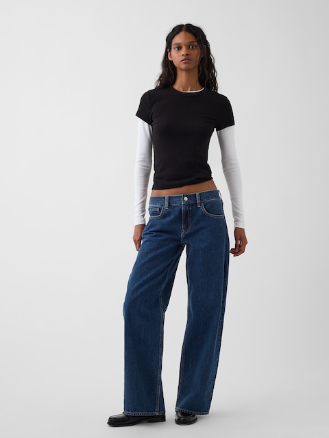 The Hailey Low Rise Loose Jean