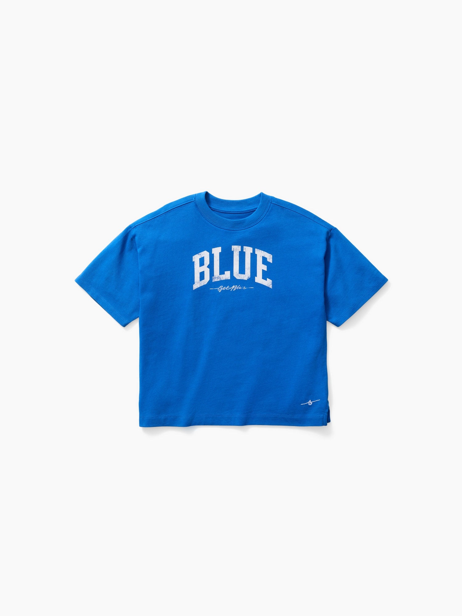 Детские футболки Gap Get Blue Kids Relaxed Logo T-Shirt — фото 5