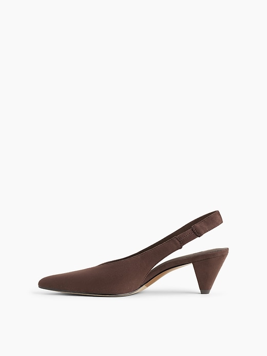 Image number 4 showing, Vegan Suede Slingback Mules