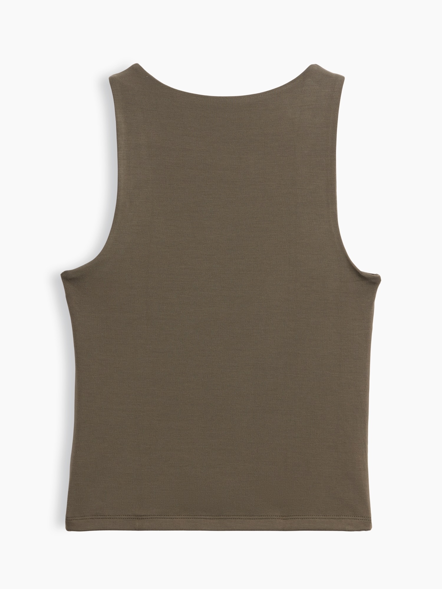Женский топ Gap Jersey Crop Tank Top, цвет: Зелёный — фото 4