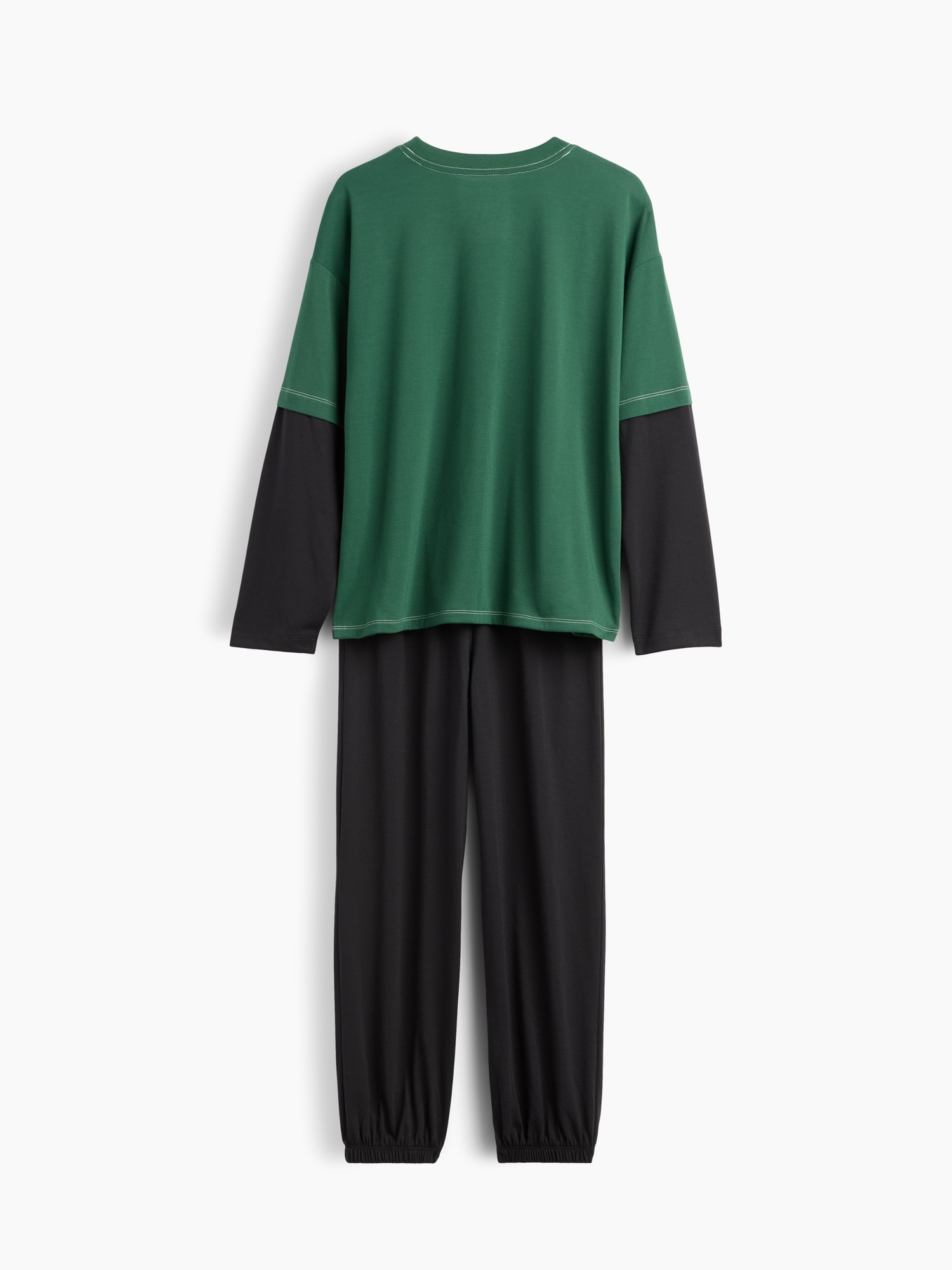 Kids Recycled Colorblock PJ Set