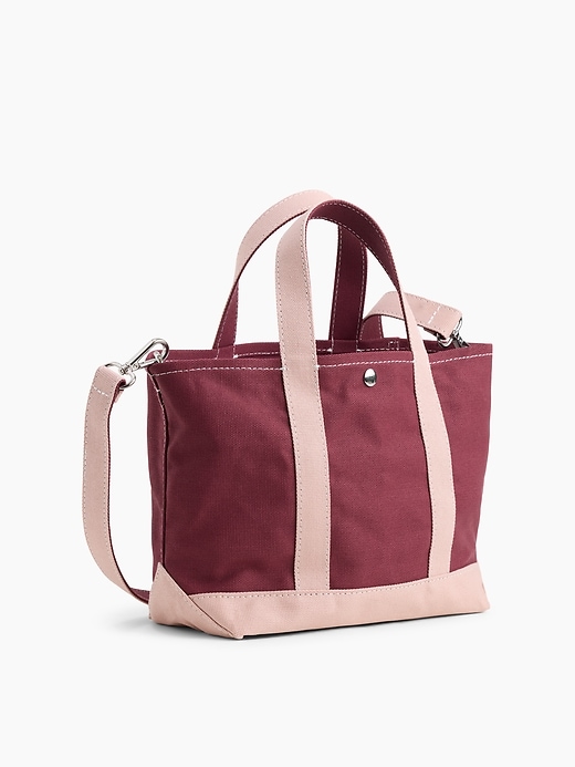 Image number 2 showing, Kids Canvas Gap Logo Mini Tote Bag