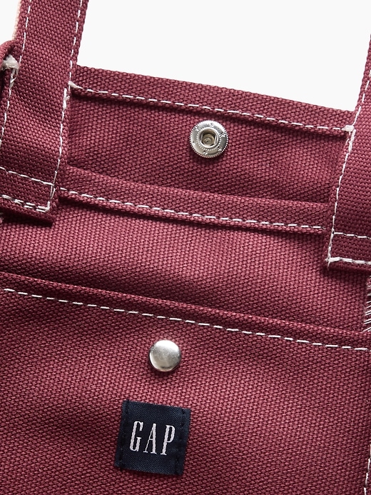 Image number 3 showing, Kids Canvas Gap Logo Mini Tote Bag
