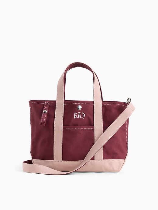 Image number 1 showing, Kids Canvas Gap Logo Mini Tote Bag