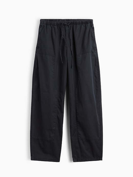 Image number 2 showing, Poplin Easy Double-Knee Barrel Pants