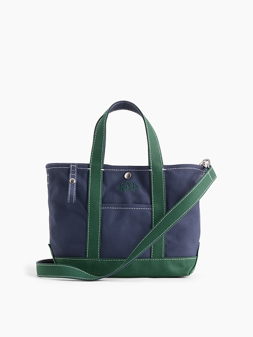Image number 1 showing, Kids Canvas Gap Logo Mini Tote Bag