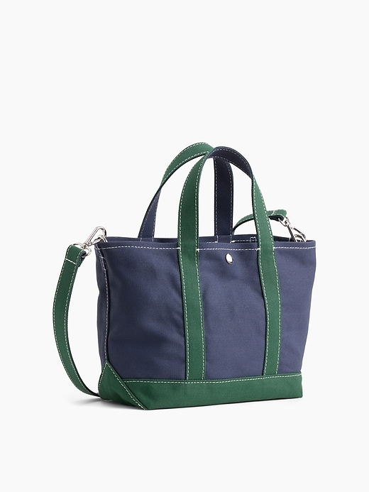 Image number 2 showing, Kids Canvas Gap Logo Mini Tote Bag