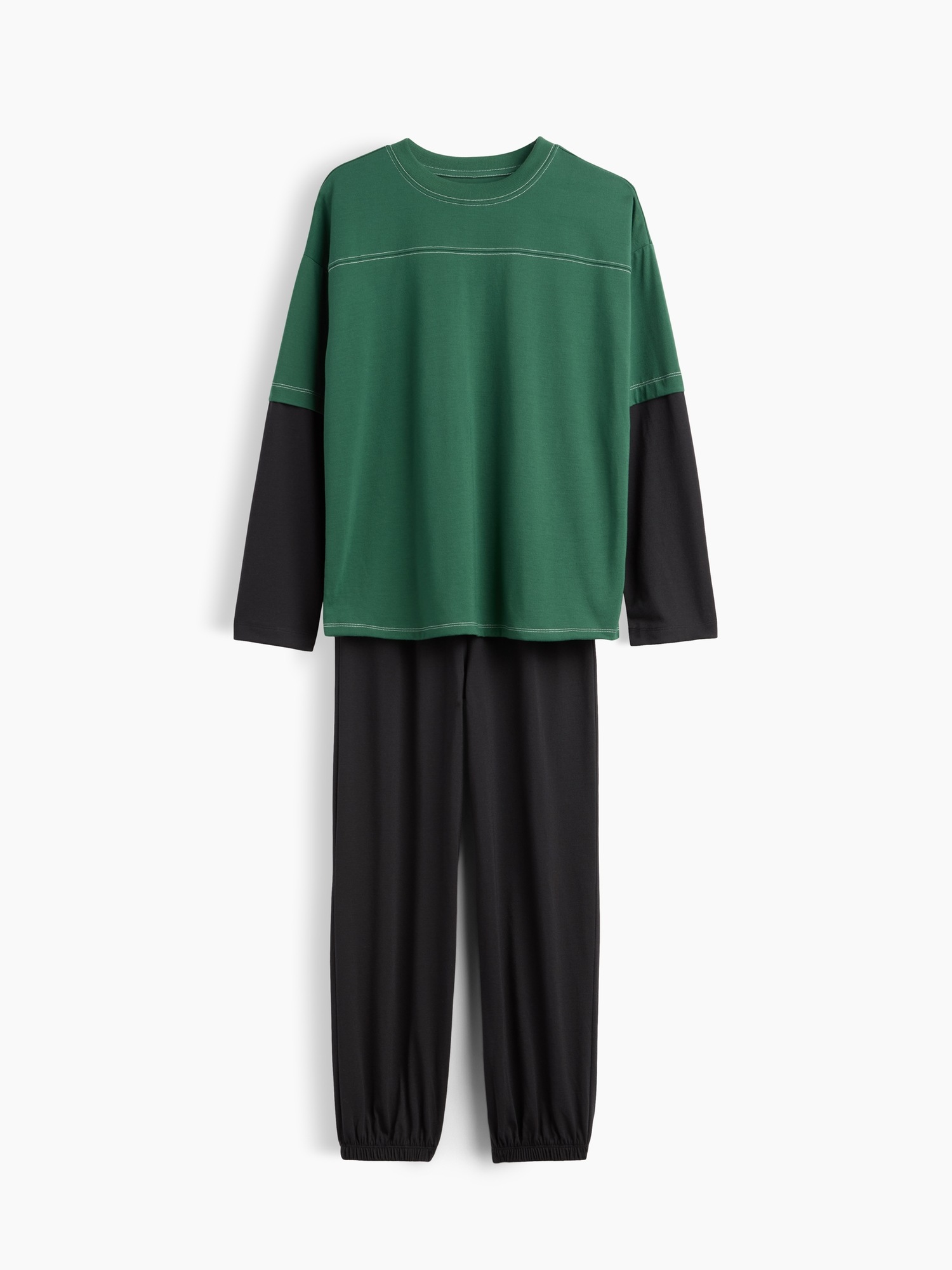 Пижамный комплект Colorblock для детей — Gap, цвет: Зелёный