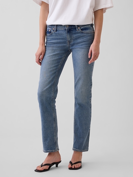 Image number 2 showing, Low Rise '90s Slim Straight Jeans