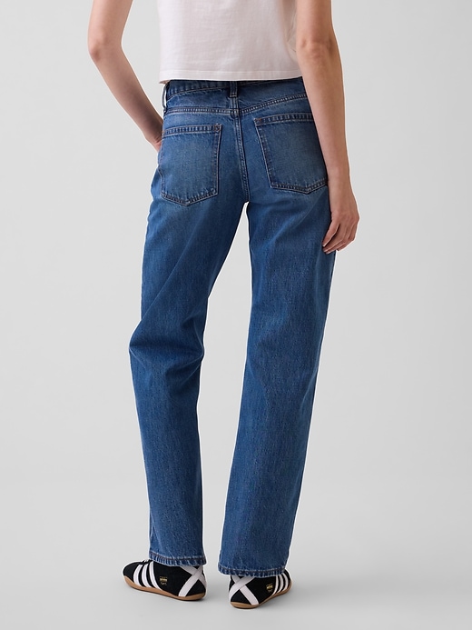Image number 5 showing, Mid Rise Straight Taper Jeans