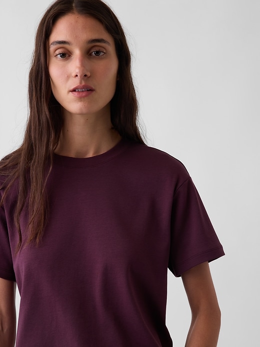 Image number 4 showing, Supima® Cotton Relaxed T-Shirt
