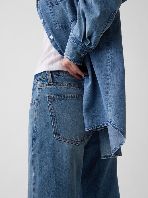 Image number 5 showing, Mid Rise Straight Taper Jeans