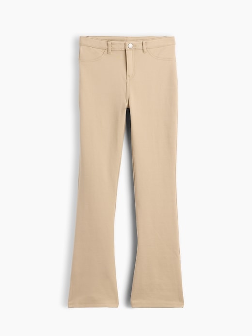 Image number 1 showing, Kids Uniform Ponte Flare Pants