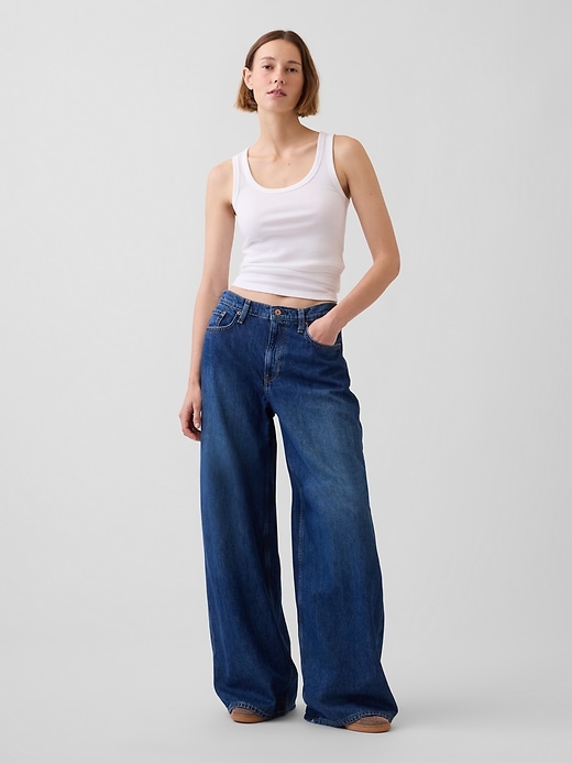 Image number 1 showing, Low Slung Extra Baggy Jeans