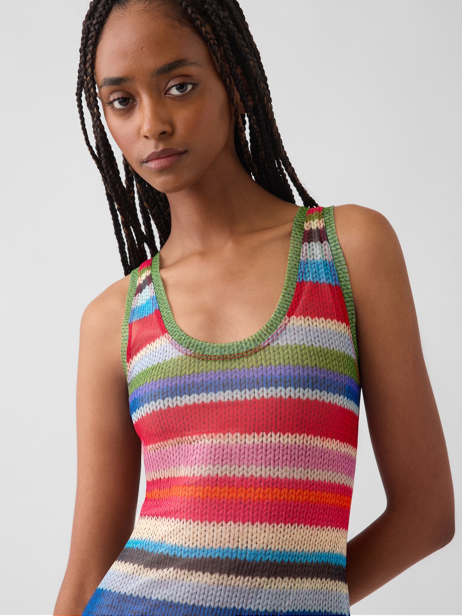 Женские платья Gap GapStudio Happy Stripe Sheer Maxi Dress — фото 4
