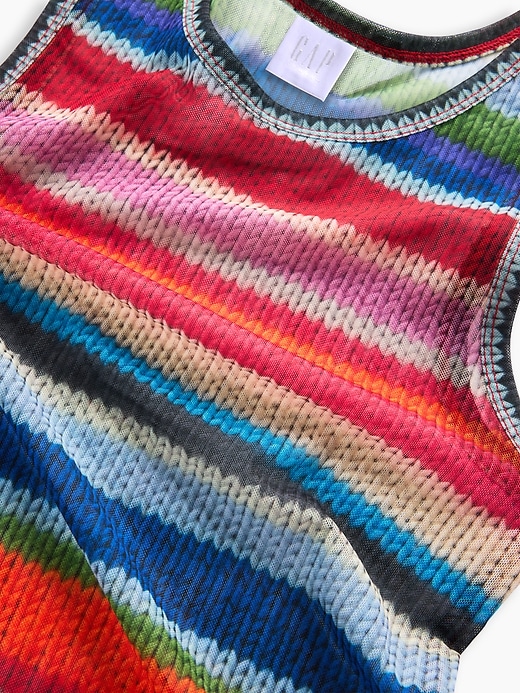 Image number 6 showing, GapStudio Happy Stripe Sheer Tank Top